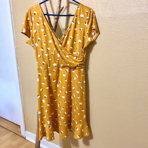 Yellow Summer A frame dress